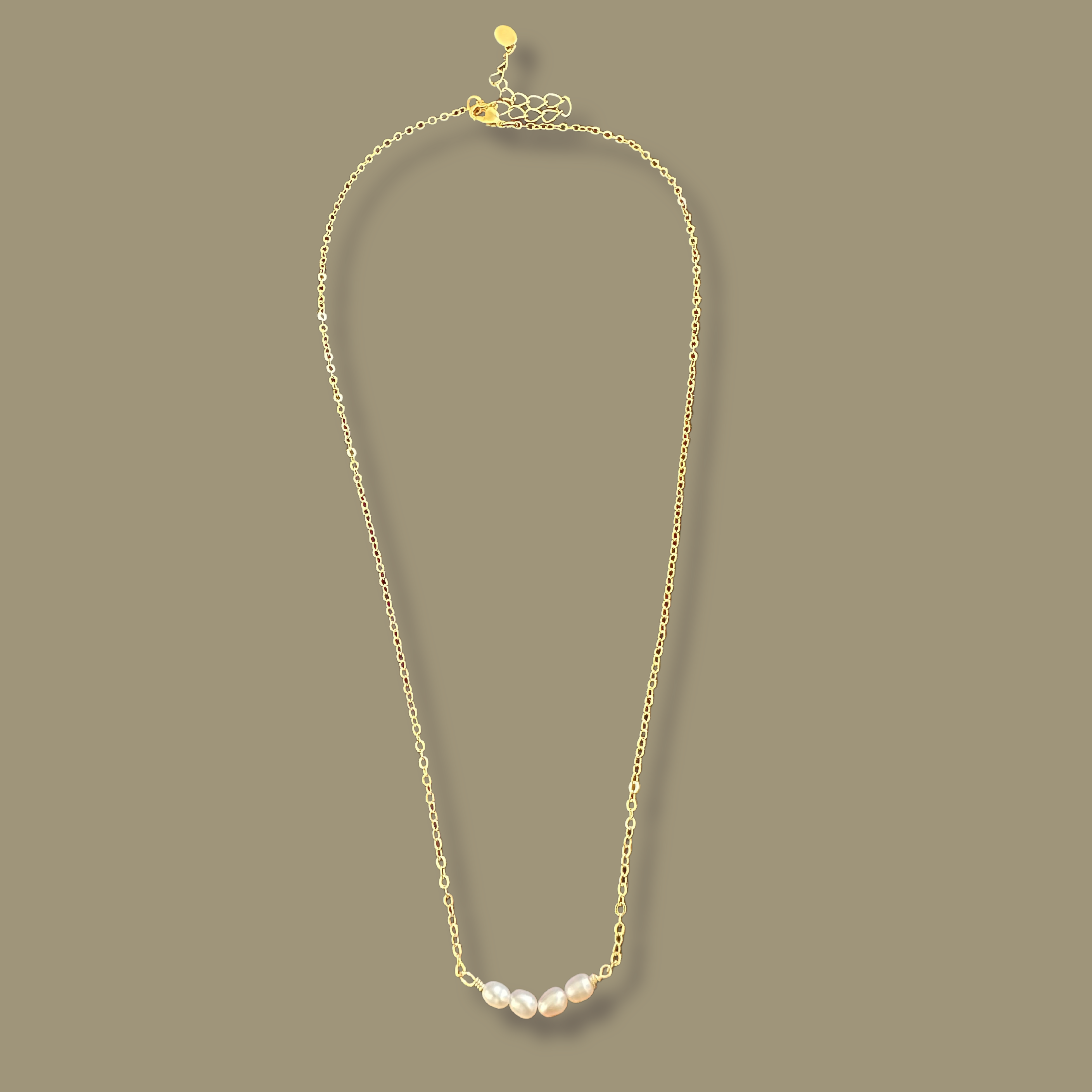 Minimalist Pearl Bead Necklace, Choker Necklace, Bridesmaid Wedding Necklace, Dainty Pearl Necklace, Freshwater Pearl Necklace, Gift For Her.