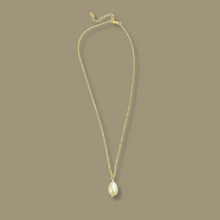 Tiny Oval Pearl Drop Necklace, Dainty Pearl Necklace, Freshwater Necklace, Pearl Choker Necklace, Bridesmaids Gift, Gift For Her.