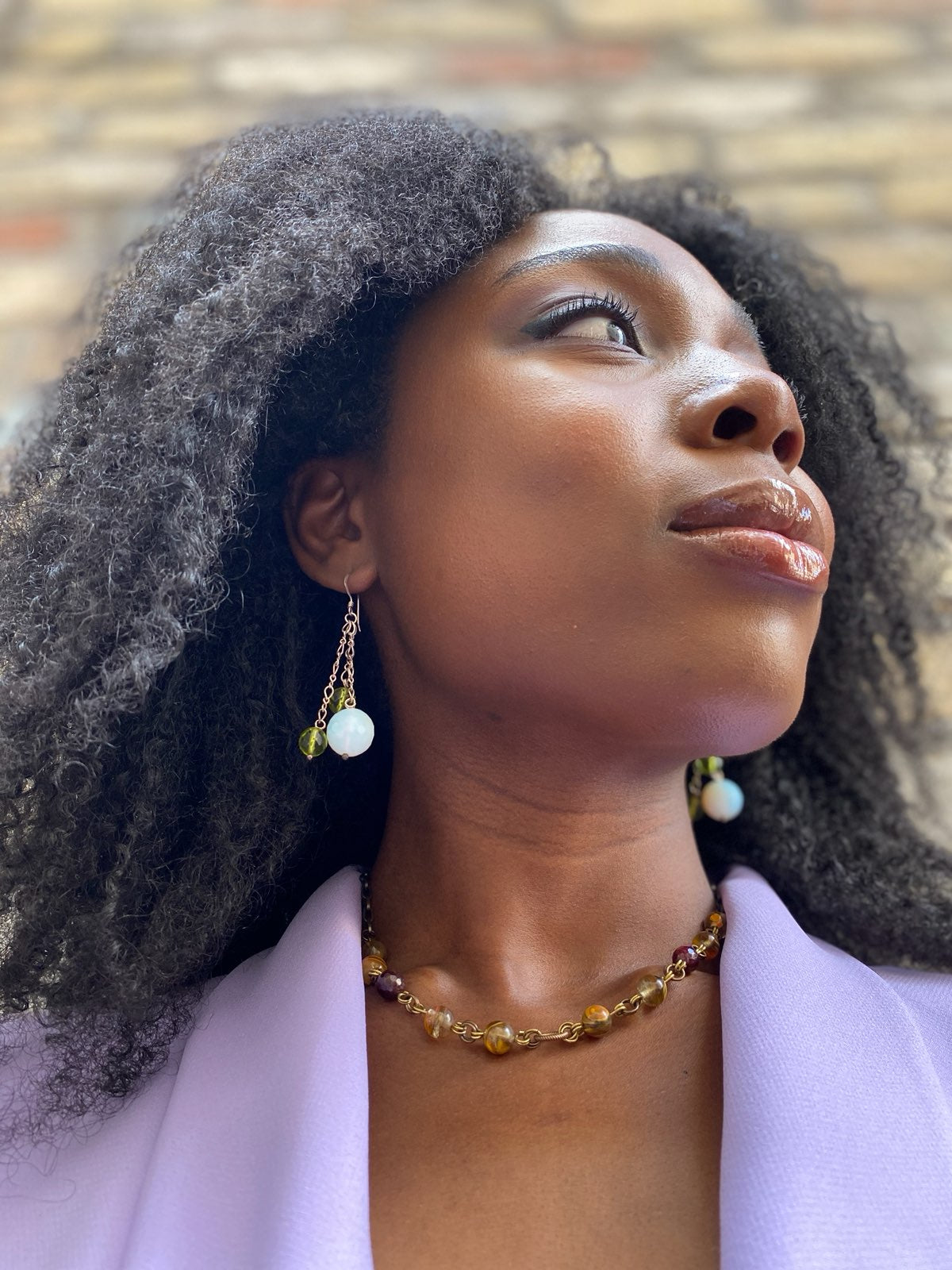 Interchangeable Garnet Necklace