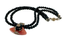 Green Double Stranded Statement Necklace