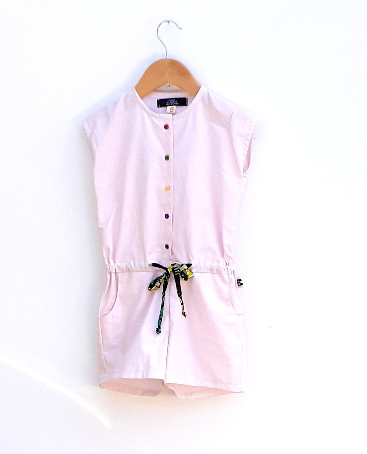 Pink Girl's  Romper