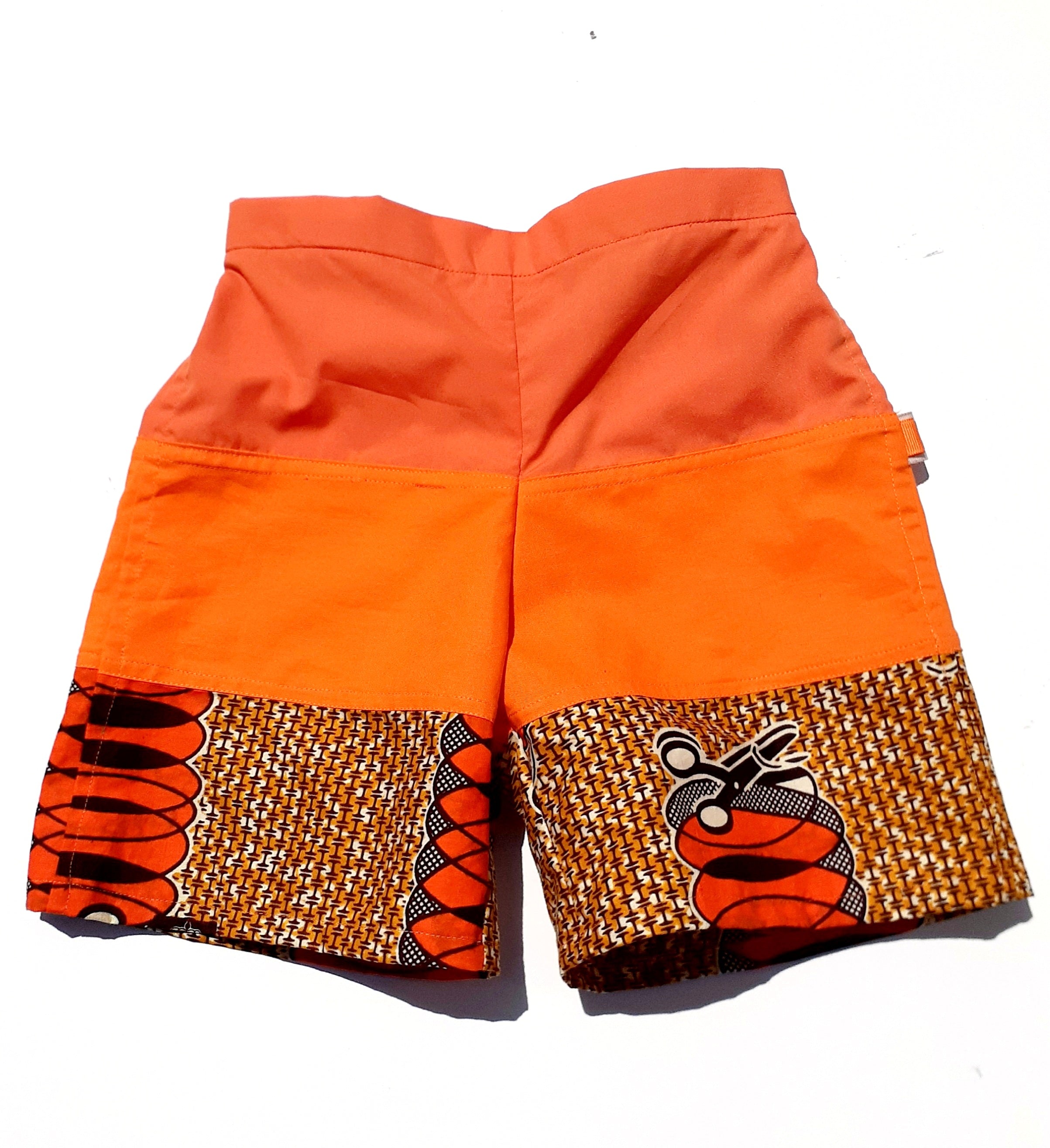 Orange Boys Shorts