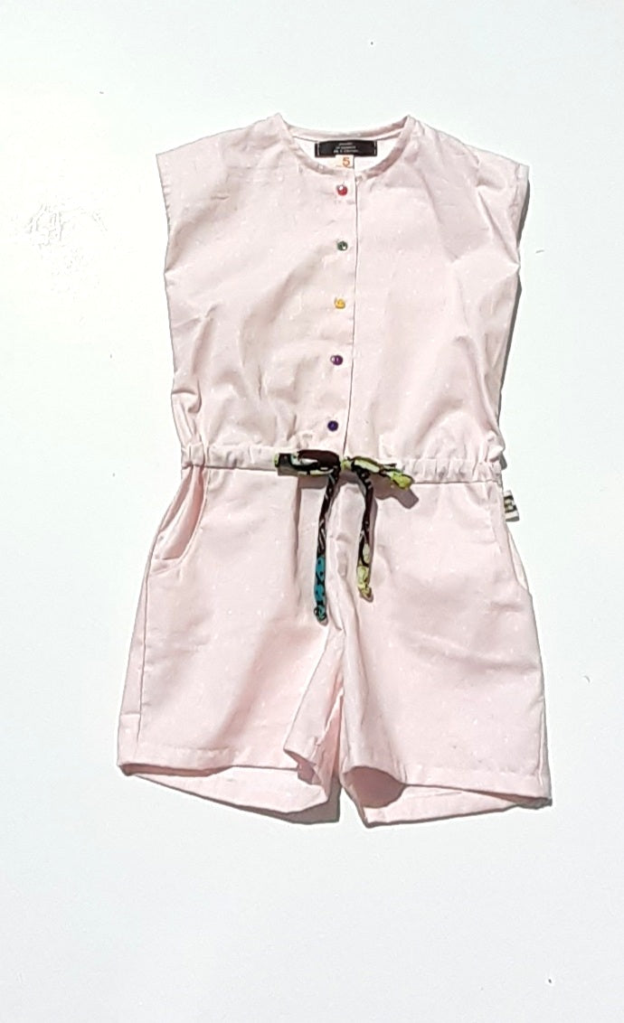 Pink Girl's  Romper