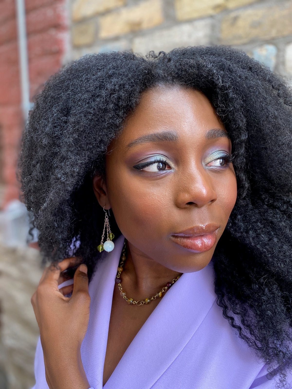 Interchangeable Garnet Necklace