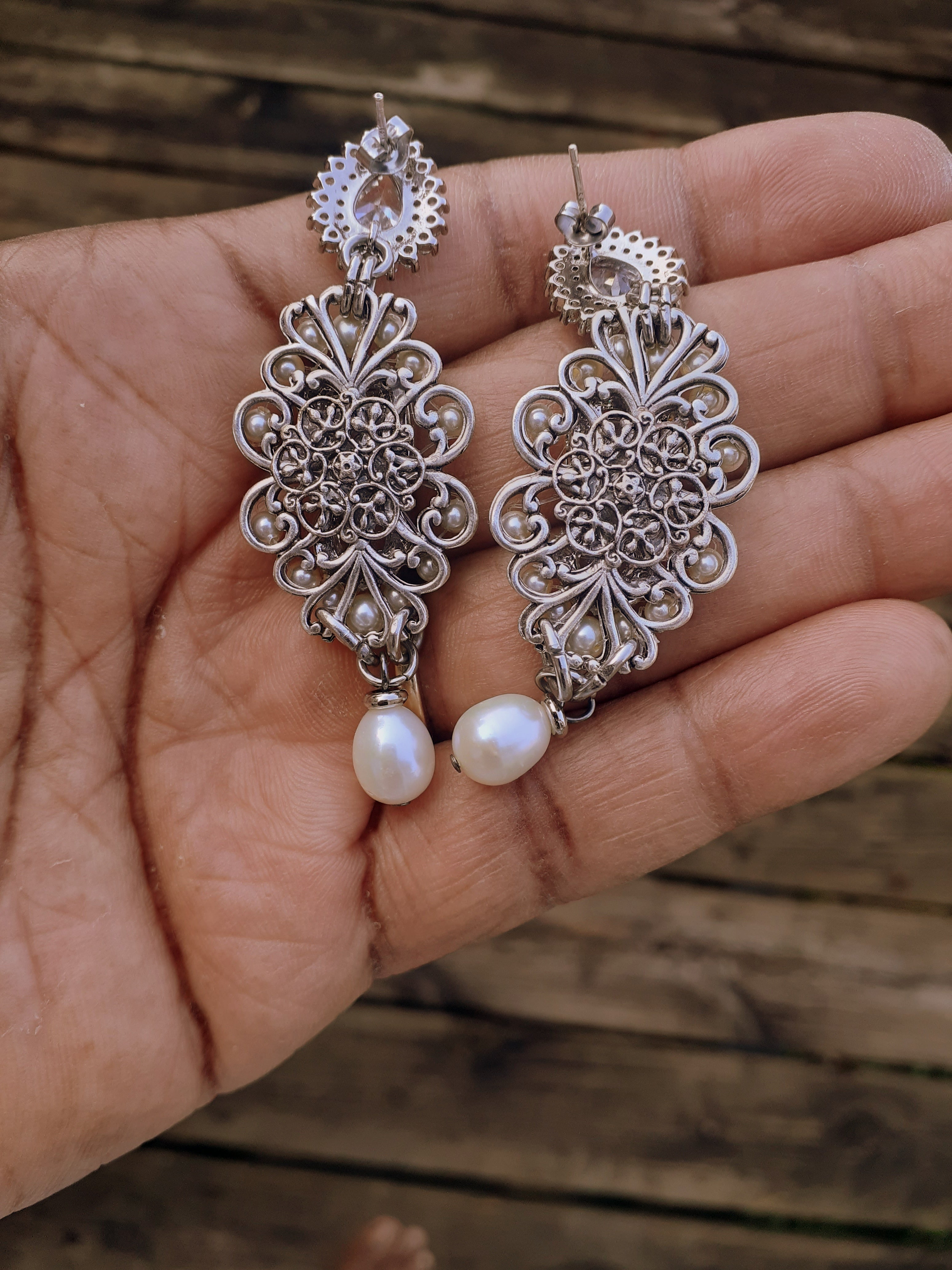 Antoinette Pearl Drop Earrings