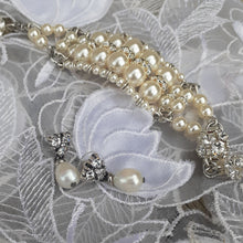 Antique Silver Claire Freshwater Pearl Earrings