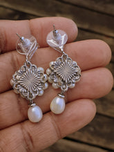Florita Pearl Drop and Cubic Zirconia Earrings