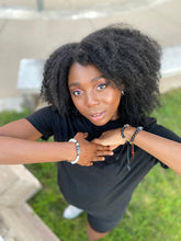 Howlite Stainless Steel Beaded Bracelet