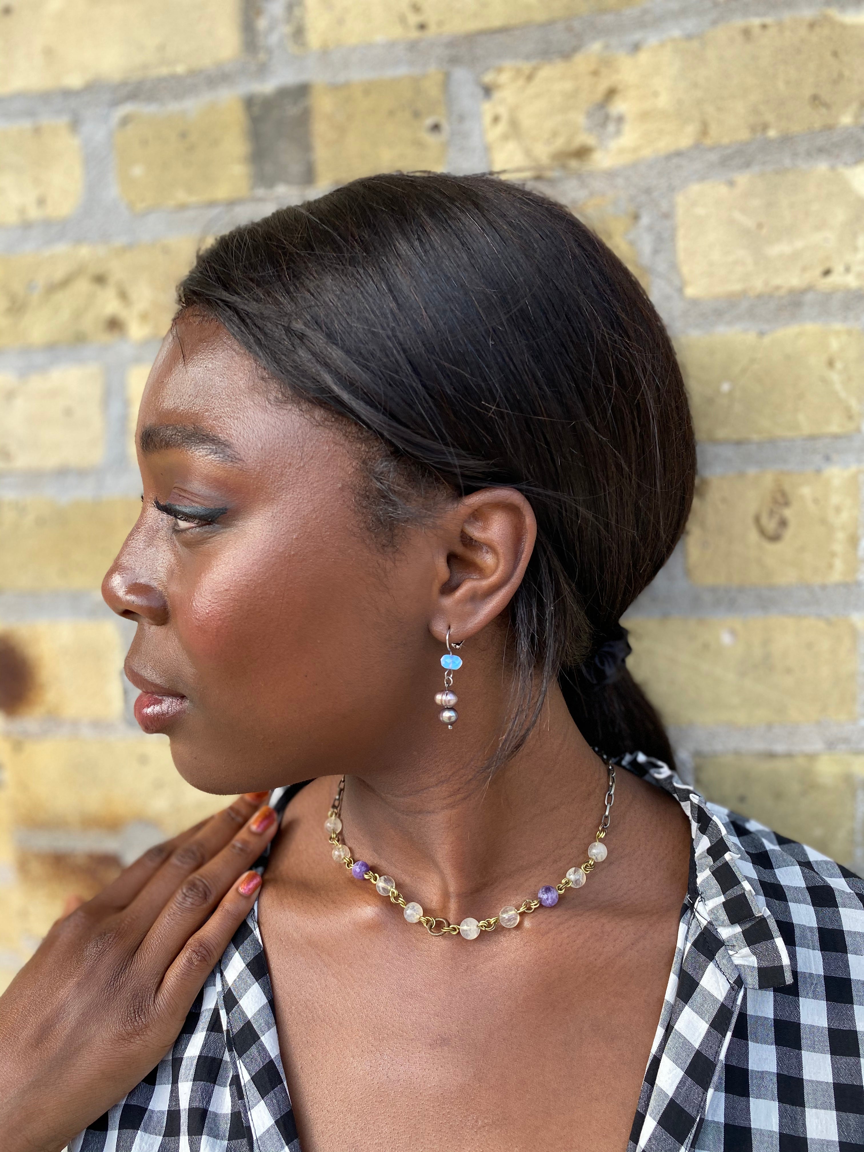 Interchangeable Amethyst Necklace