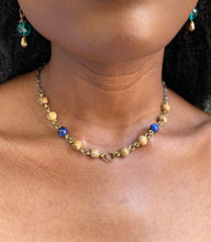Interchangeable Lapis Necklace
