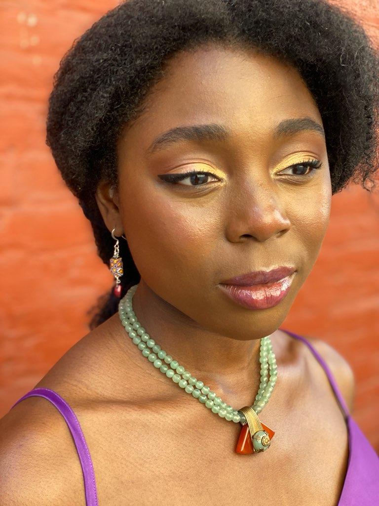 Double Stranded Aventurine Necklace