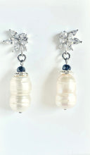 Fumi Freshwater Pearl and Cubic Zirconia Earrings